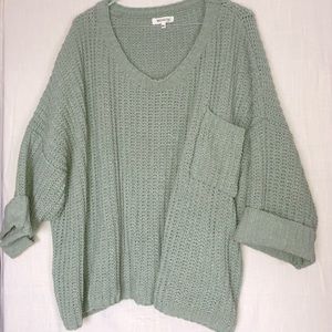 Oversized Green Sweater